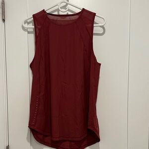 Lululemon Athletica Burgundy Tank Top